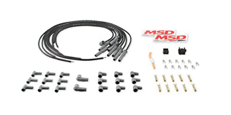 MSD MSD 31193 Black, 8.5mm Super Conductor 8-Cylinder Multi-Angle, Universal - Outdoor Depot