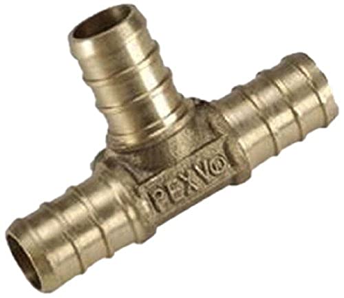 BestPEX BestPEX 51151 Metal Brass Tee, 0.5" Size - Outdoor Depot