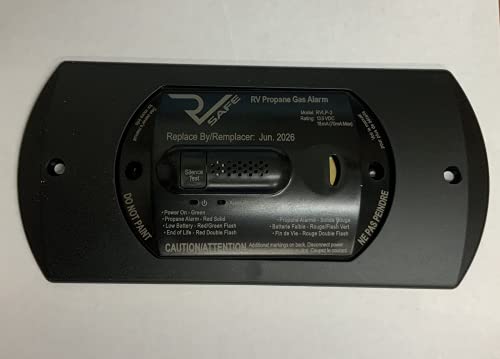 RV SAFE RV Safe RVLP-2B Propane Gas Alarm - 2-Wire, Black - Outdoor Depot