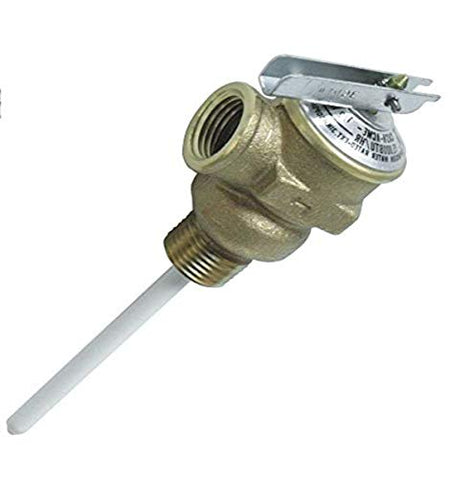 Camco Camco 10421 1/2" Temperature and Pressure Valve with 4" Probe - Outdoor Depot