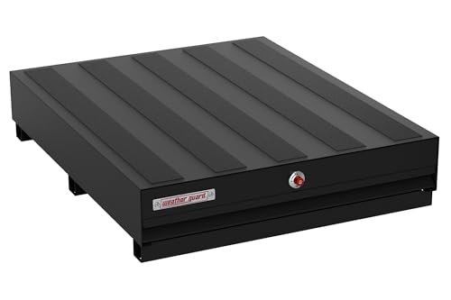 Weather Guard 308-5-04 Pack Rat® Heavy-Duty Lockable Steel Drawer Storage Unit, 48in x 39.75in x 9.5in (Black)