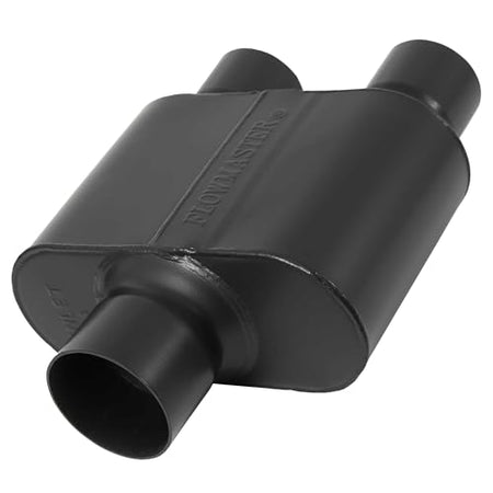 Flowmaster Flowmaster Super 10 Series Chambered Muffler – 3.00" Center In / 2.50" Dual Out – Race-Inspired - Outdoor Depot