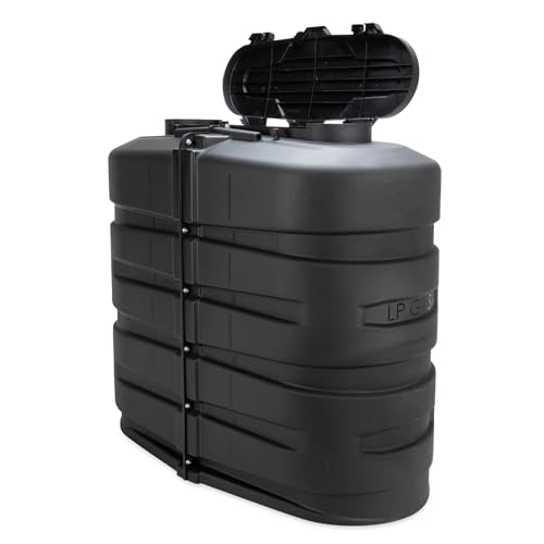 Camco 50512 Double RV Propane Tank Cover - 30 lb., Black