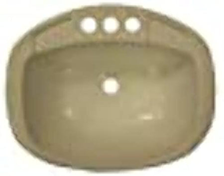 LaSalle Bristol LaSalle Bristol LASALLE BRIS 17X20White Poly Oval Lavatory - Outdoor Depot