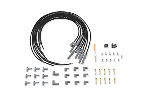 MSD MSD 31193 Black, 8.5mm Super Conductor 8-Cylinder Multi-Angle, Universal - Outdoor Depot