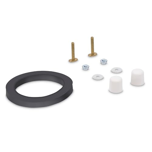 Genuine Dometic OEM Base Seal and Mounting Hardware Kit | Dometic and Sealand 300 and 400 Series Toilets | RV Toilet Repair and Replacement Part | White - (385311652)