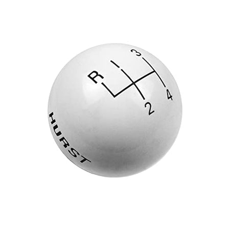 Hurst Hurst 1637626 White Plastic Replacement Shifter Knob - Outdoor Depot