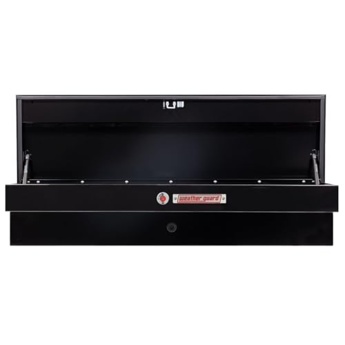 Weather Guard Weather Guard Model 175-5-04 56in Lo-Side Box, Steel, Gloss Black, 4.0 cu ft - Outdoor Depot