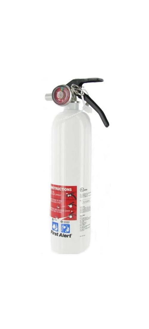 First Alert First Alert REC5 Recreation Fire Extinguisher, UL Rated 5-B:C, White, 1-Pack - Outdoor Depot