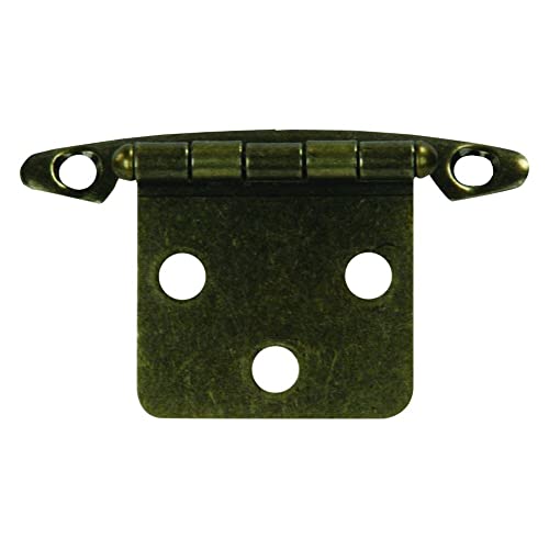 JR Products JR Products 70605 Free Swing Flush Mount Hinge - Antique Brass - Outdoor Depot