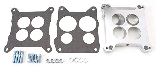 Edelbrock Edelbrock 2696 Four-Hole Square-Bore to Spread-Bore Carburetor Adapter, Multi, One Size - Outdoor Depot