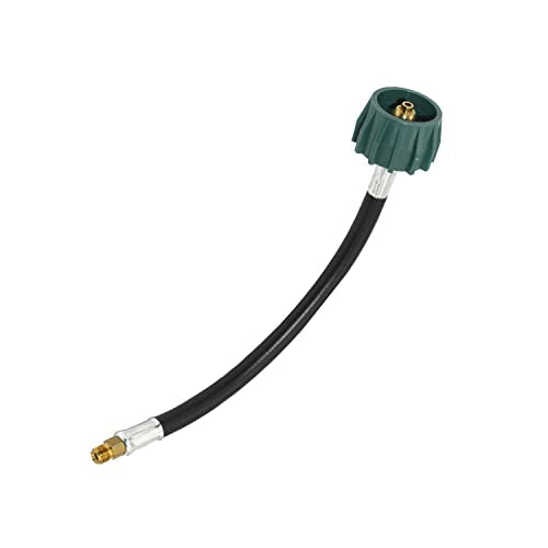 Flame King Flame King 12-inch Pigtail Hose Connectors, 1/4" Male Inverted FLARE (NOT NPT) for RV, Van, or - Outdoor Depot