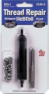 Helicoil Heli-Coil Helicoil 5546-6 M6 x 1 Metric Coarse Thread Repair Kit - Outdoor Depot