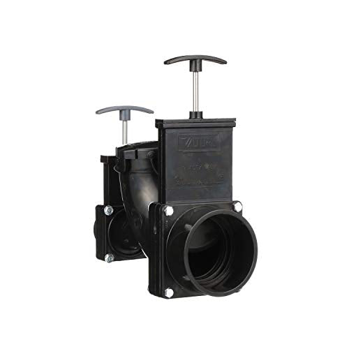 Valterra Valterra Ell Double Rotating Valve, Mess-Free Waste Valve for RV's, Campers, Trailers, 3" Hub x - Outdoor Depot