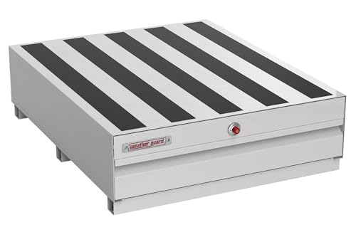 Weather Guard 338-3-04 Pack Rat® Heavy-Duty Lockable Steel Drawer Storage Unit, 48in x 40in x 13in (White)