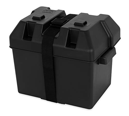 Camco Camco Heavy Duty Battery Box with Straps and Hardware - Group 24 |Safely Stores RV, Automotive, and - Outdoor Depot
