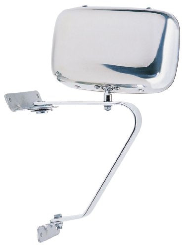 Fit System Mirror for Ford Bronco, F150, F250, 1997 F250 HD, F350, chrome, foldaway, Fits LH or RH, Manual - Outdoor Depot
