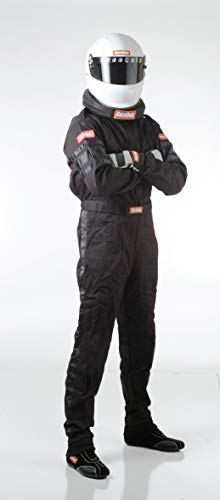 RaceQuip RaceQuip® 110006RQP 110 Series 1-Pc Driving Suit - SFI 3.2A/1 - Black - XL - Outdoor Depot