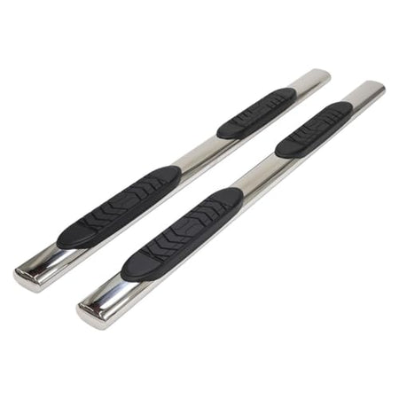 Trailfx TrailFX Nerf Bars for Chevrolet Silverado 1500 Crew Cab 2020-2021 Polished Stainless Steel 5 Inch - Outdoor Depot