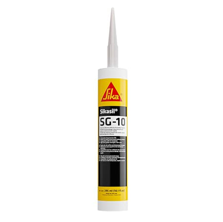 Sikasil Sikasil 017-412772 SG-10 Silicone Sealant - 295 ML (10.1 oz.), Clear - Outdoor Depot