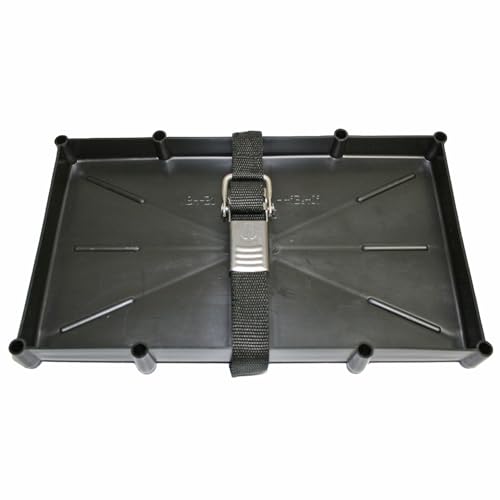 T-H Marine T-H Marine Battery Holder Tray with Stainless Steel Buckle for 31 Series Batteries - Durable - Outdoor Depot