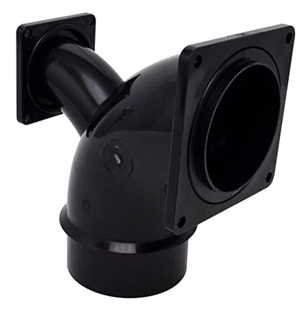 Valterra Valterra T1036 Flanged Valve Fitting - 2-Way Ell, 3" Bayonet x 3" Rotating Flange x 1-1/2" Rotating - Outdoor Depot
