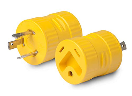Marinco Marinco ParkPower 125A Generator Adapter, 30A/125V Connector and 30A/125V Locking Male Plug - Outdoor Depot