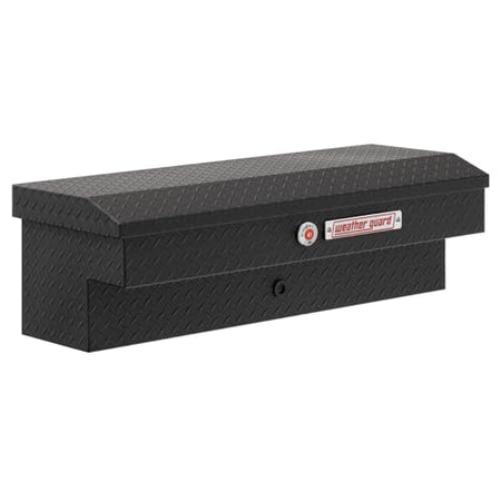Weather Guard Weather Guard Model 184-52-04 41in Lo-Side Truck Box, Aluminum, Textured Matte Black, 3.0 cu - Outdoor Depot