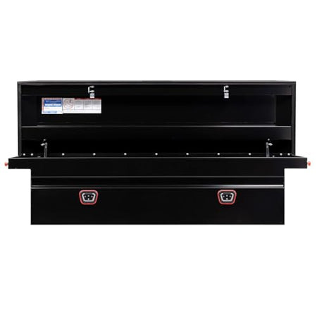 Weather Guard Weather Guard Model 120-5-04 Saddle Truck Box, Steel, for Full Size Trucks, Low Profile, Gloss - Outdoor Depot