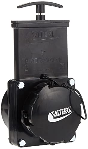 Valterra Valterra T50 3" Hub x 3" Bay with Cap Valve Assembly,Black - Outdoor Depot