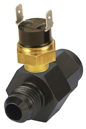 Derale 35020 -6AN x -6AN Premium 180 Degree In-Line Fluid Thermostat