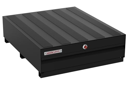 Weather Guard 338-5-04 Pack Rat® Heavy-Duty Lockable Steel Drawer Storage Unit, 48in x 40in x 13in (Black)