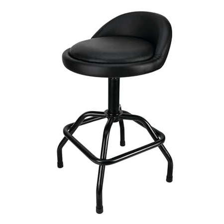 Performance Tool Performance Tool W85011 Pneumatic Swivel Bar Stool with Back Support, 360-Degree Swivel, - Outdoor Depot