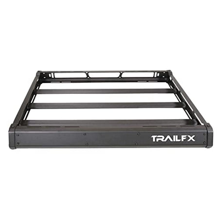 Trailfx Heavy-Duty Aluminum Roof Basket Cargo Carrier for Wrangler JL & Gladiator Direct Fit No Drill - Outdoor Depot