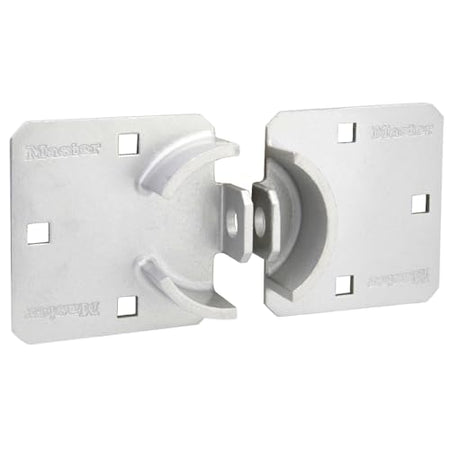 Master Lock Master Lock Chrome Hasp Lock, Heavy Duty Hidden Shackle Lock and Hasp, Solid Steel Lock for - Outdoor Depot