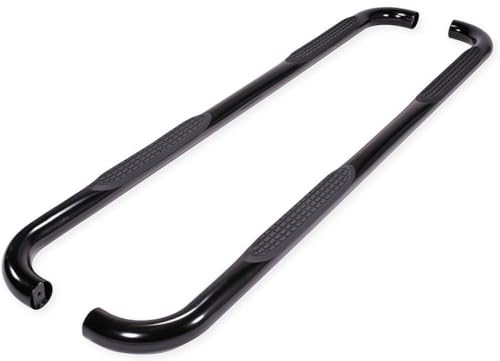 Trailfx TrailFX Nerf Bar Side Steps Fits Chevrolet Silverado 1500 1999-2018 Black Powder Coated Steel 3-Inch - Outdoor Depot