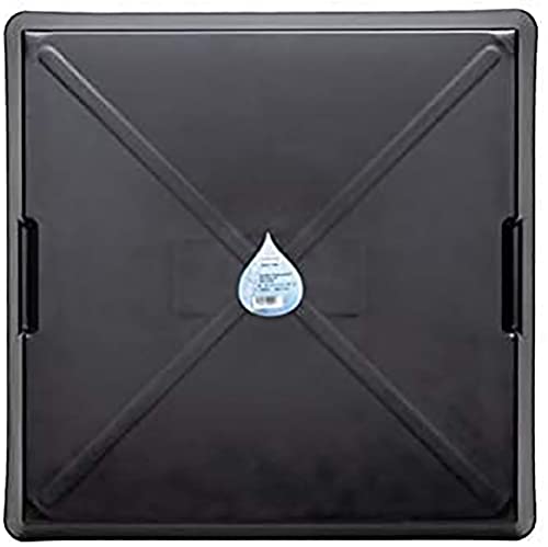WirthCo WirthCo 40092 Funnel King Drip Tray - Black Plastic 22 x 22 x 1.5 Inches - Perfect for Catching - Outdoor Depot