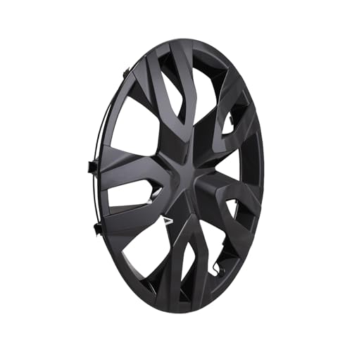 CCI Wheel Cover IWC55617BLK, 17 Inch, 7 Double Spoke, Painted, Gloss Black, Automotive Grade ABS, Set of 4, Fits 2021-2022 Toyota C-HR - LE Model/ 2022-2025 Toyota Corolla Cross - LE Model