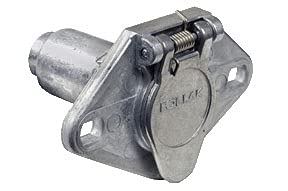 POLLAK 6-Way Connector Socket Covered Back(Pack of 1) - Outdoor-Depot.us