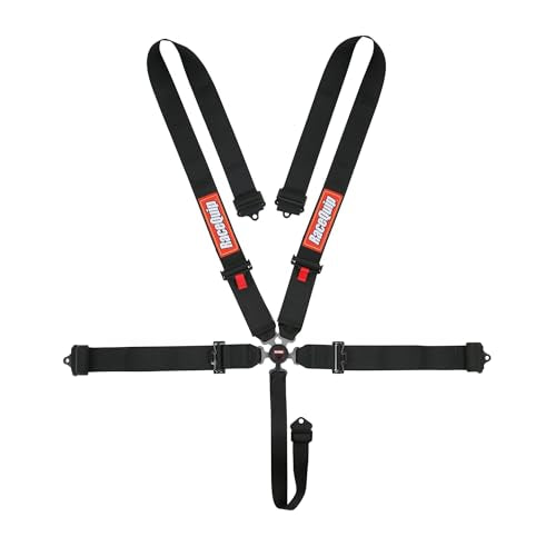 RaceQuip RaceQuip 741001RQP 5 Point Harness Sportsman Camlock SFI 16.1 Pull Down Adjust Bolt-On/Wrap Around - Outdoor Depot