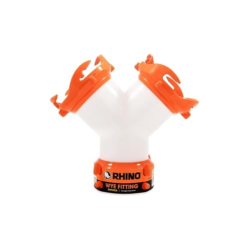 Camco Camco RhinoFLEX Camper/RV Wye Sewer Hose Fitting | Features 360-Degree Swivel Ends & Built-In Gaskets - Outdoor Depot