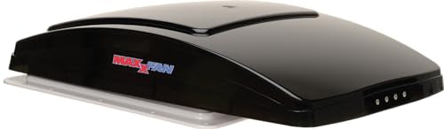 MAXXAIR MAXXAIR Maxxfan Deluxe Vent, Fan and Vent Cover All in One - Powerful 4-Speed Fan, Built-in Rain - Outdoor Depot