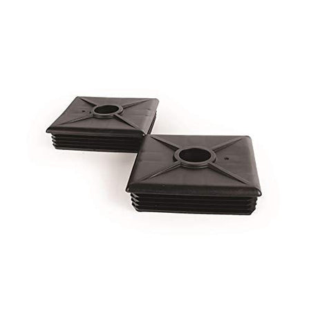 Camco Camco 4-Inch RV Bumper Caps | Easy Removal | Durable Construction | Black, 2-pack (40303) - Outdoor Depot