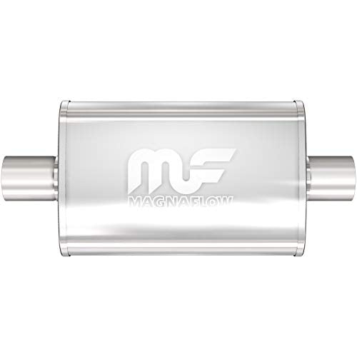 MagnaFlow Exhaust Products MagnaFlow Performance Exhaust Muffler 11216: 2.5" Inlet/Outlet, 4x9x14" Oval, - Outdoor Depot