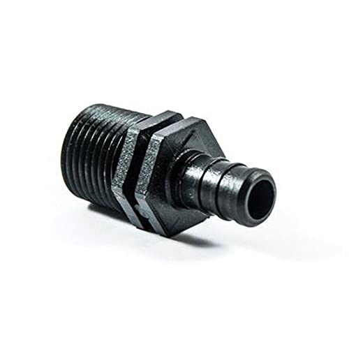Ecopoly Ecopoly 29842 Plastic Male Adapter, 0.5" Size - Outdoor Depot