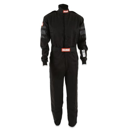RaceQuip RaceQuip® 110006RQP 110 Series 1-Pc Driving Suit - SFI 3.2A/1 - Black - XL - Outdoor Depot