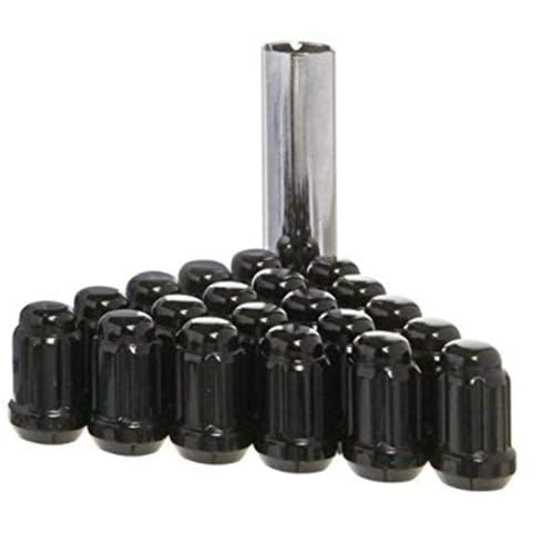 WC WHEEL ACC W55014SB West Coast Wheel Accessories 14X1.5 Bulge Acorn Spline Lug Nuts 1.3...