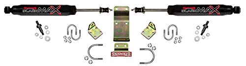 Skyjacker SKYJACKER Black Steering Stabilizer Dual Kit - Outdoor Depot