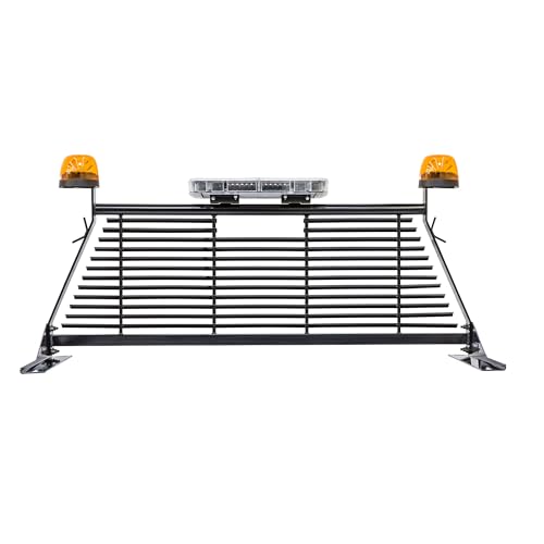 Westin 57-8025 HD Headache Rack fits 1988-2018 C/K Silverado Sierra 1500 (Exc 88-91 Crew Cab) 1999-2025 Silverado Sierra 2500 3500 2004-2025 F150 (Exc 04 Heritage 22+ Lightning EV) 2007-2021 Tundra