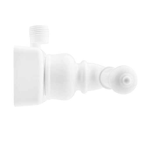 Dura Faucet Dura Faucet (DF-SA100C-WT) RV/Motorhome Shower Faucet Valve Diverter with Easy Turn Handles - Outdoor Depot